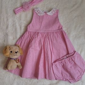 Ralph Lauren Lace collar Girls dress